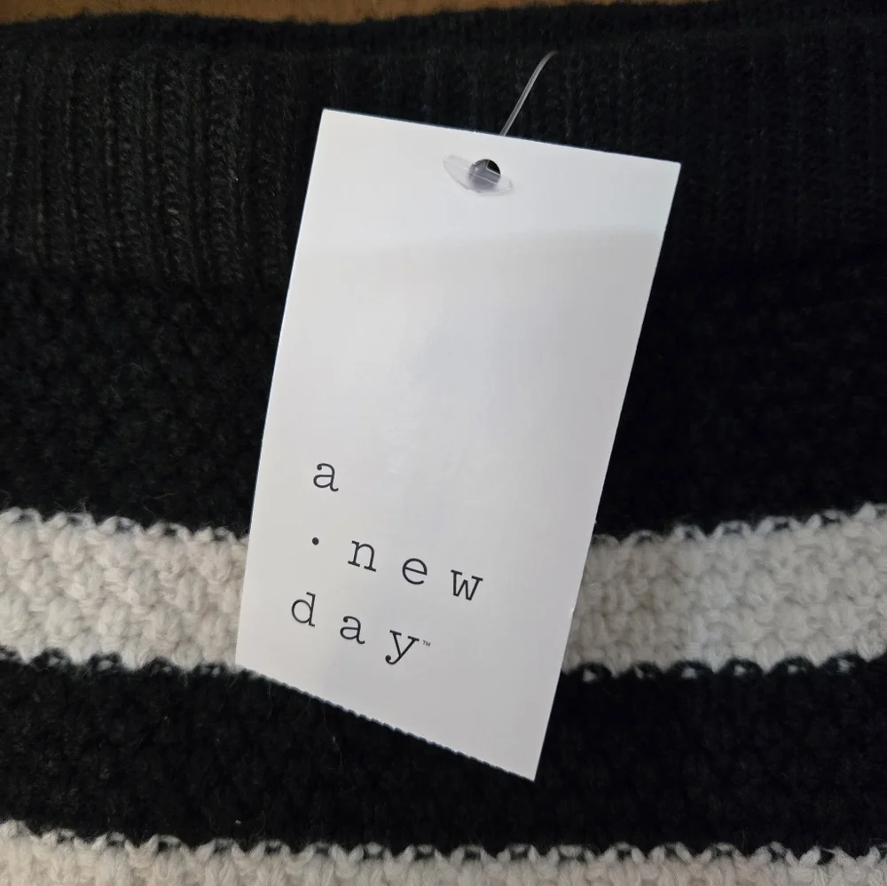 NWT, A New Day, Black and White Striped Skirt XXL. - Picture 5 of 6